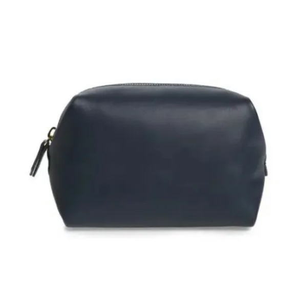 J.Crew Women's Harper Mini Dopp Kit in Italian Leather - Picture 1 of 5